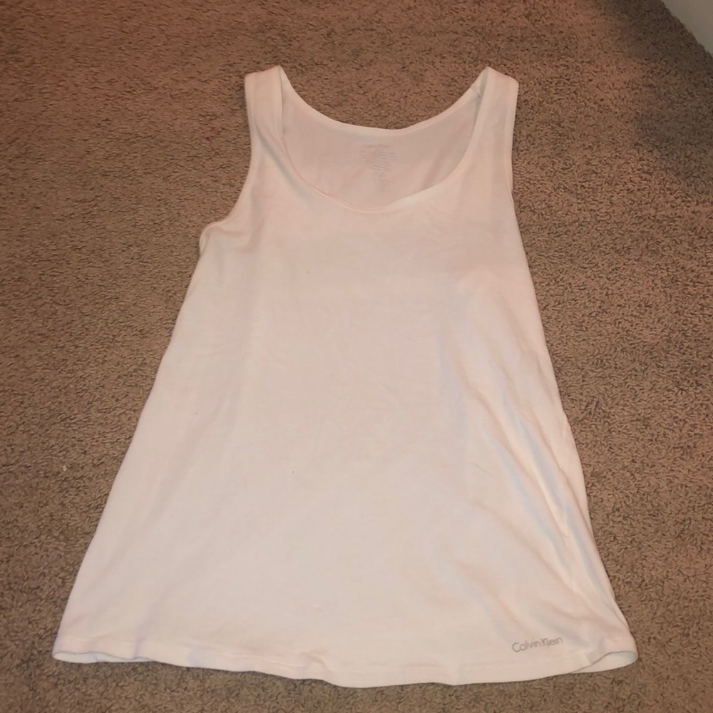 White tank top